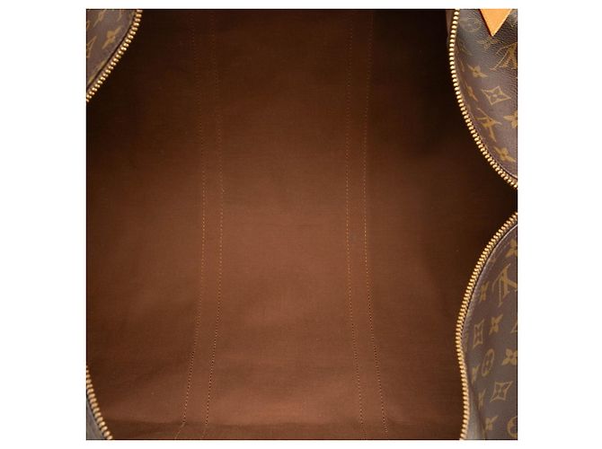 Louis Vuitton Monogram Keepall Bandoulière 60 Boston Bag - vue 4