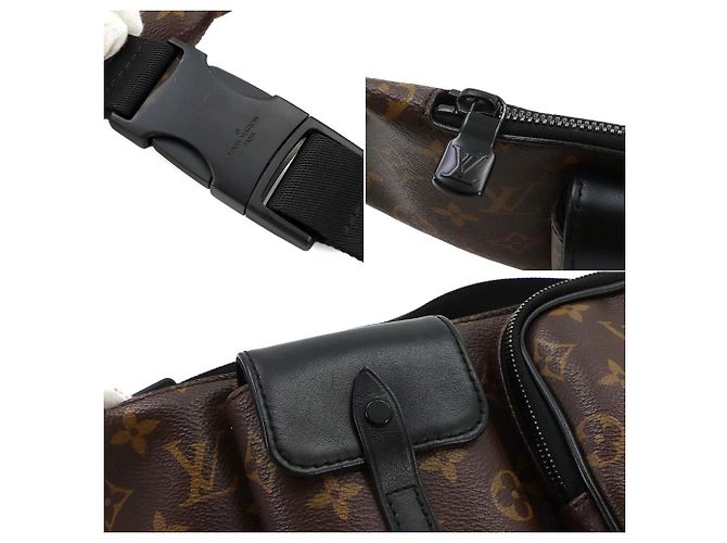 Sac à main Louis Vuitton Monogram Macassar Christopher Bum - vue 8