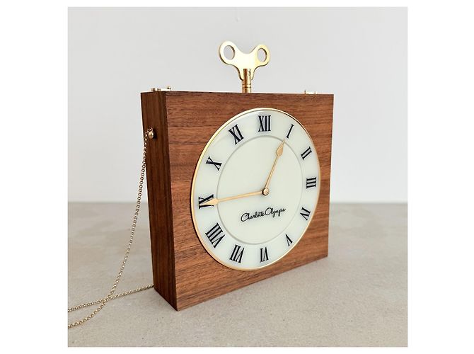 Charlotte Olympia Time Piece Clutch Reloj de Madera - vista 4