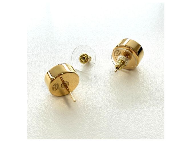 Chanel B24C Coco Mark Circle Logo Motif Ohrringe - Ansicht 5