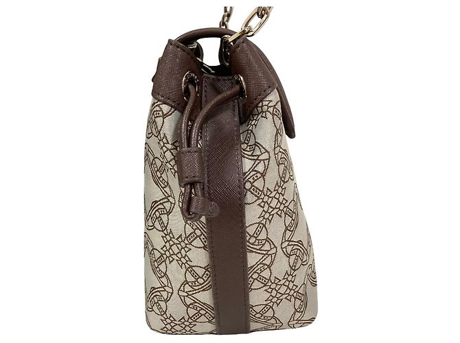 Borsa a secchiello Vivienne Westwood Orb Logo DEBBIE - vista 4