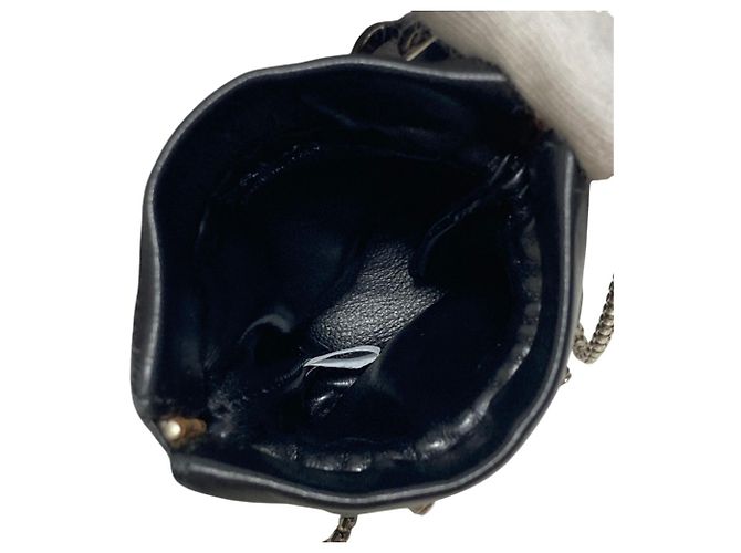Mini pochette collier en cuir Nappa Prada - vue 7