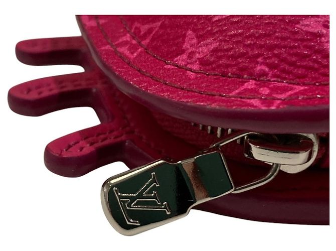 Breloque de sac à main rose Louis Vuitton - vue 2