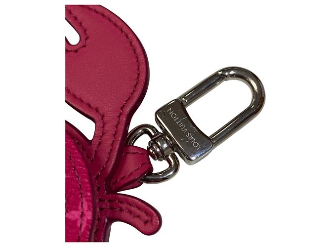 Breloque de sac à main rose Louis Vuitton - vue 3