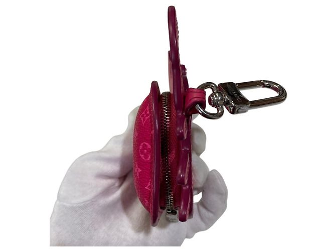 Breloque de sac à main rose Louis Vuitton - vue 5