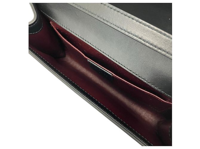 Borsa a tracolla con catena in pelle GUCCI Zumi - vista 10