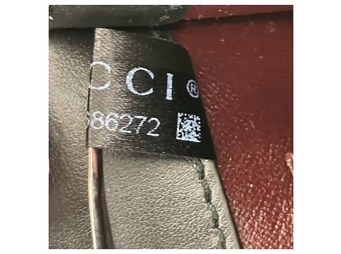 Borsa a tracolla con catena in pelle GUCCI Zumi - vista 14
