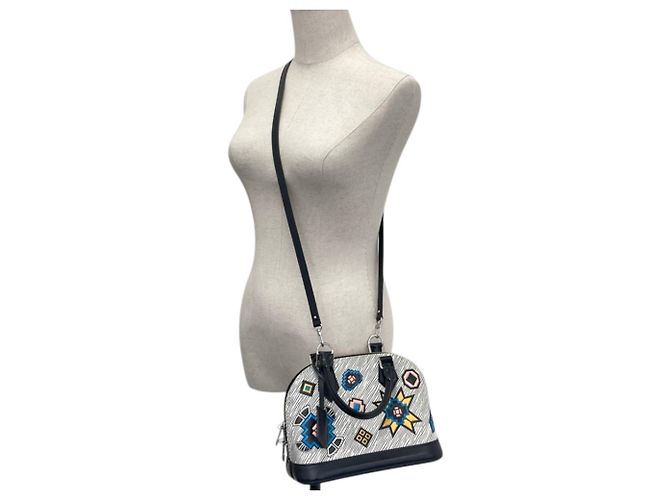 Borsa a tracolla Louis Vuitton Alma BB Epi Denim - vista 11