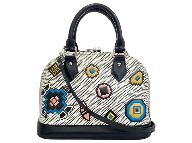 Borsa a tracolla Louis Vuitton Alma BB Epi Denim - vista 2