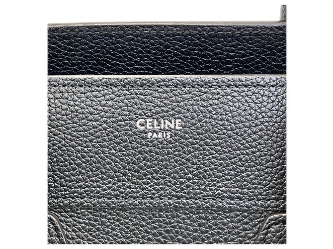 Céline Celine Luggage Micro Shopper Tote Bag - view 12