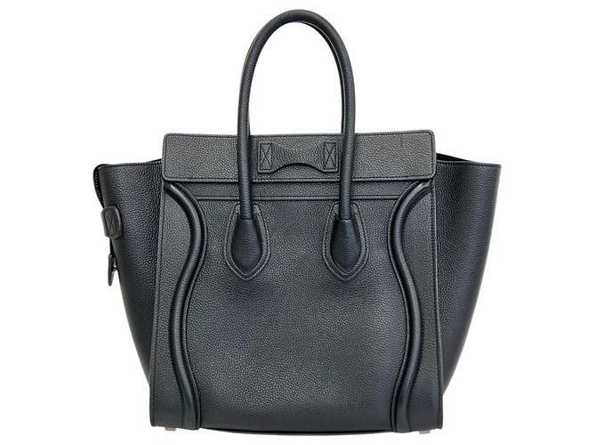 Céline Celine Luggage Micro Shopper Tote Bag - view 3