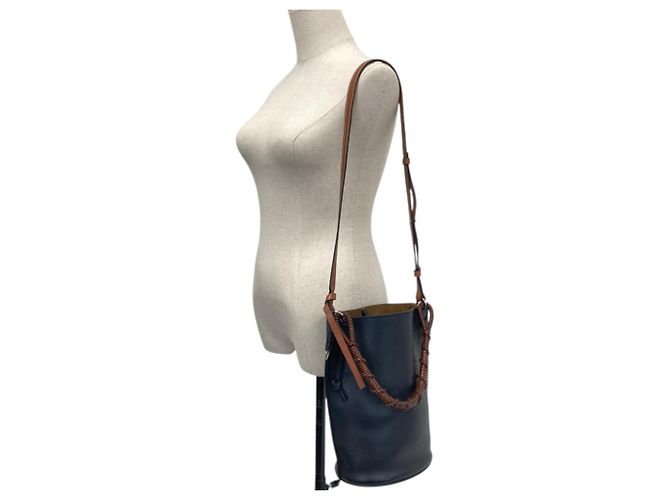 Bolsa de Ombro de Couro 2 vias Loewe Gate Bucket - vista 13
