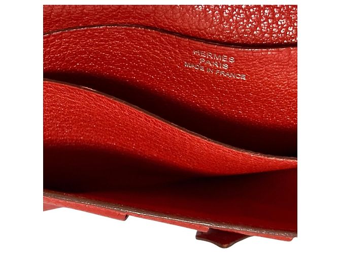 Hermès Hermes Bearn Soufflé Leather Bi-fold Wallet - view 15