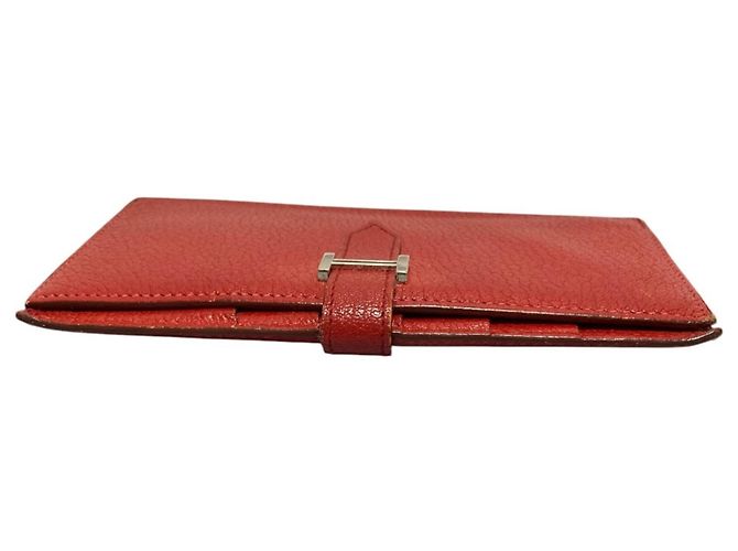 Hermès Hermes Bearn Soufflé Leather Bi-fold Wallet - view 5
