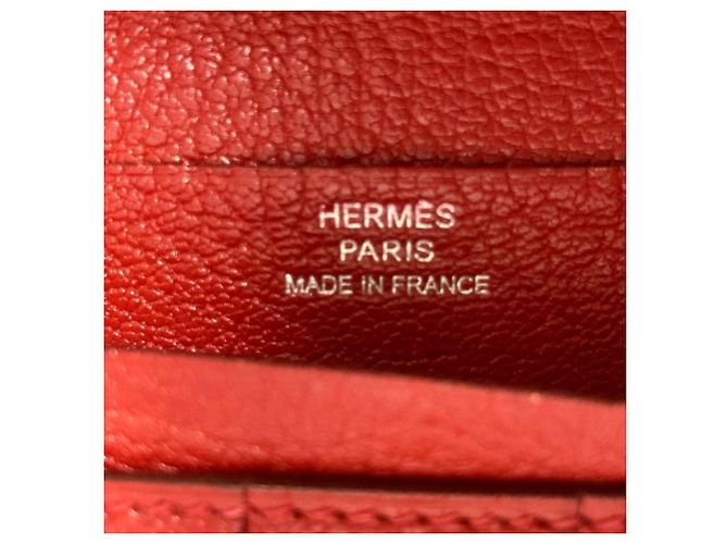 Hermès Hermes Bearn Soufflé Leather Bi-fold Wallet - view 8