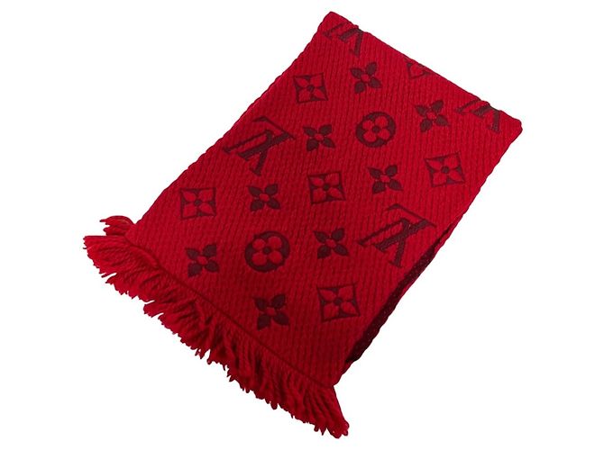 Louis Vuitton Ruby Monogram Wool Silk Stole - view 2