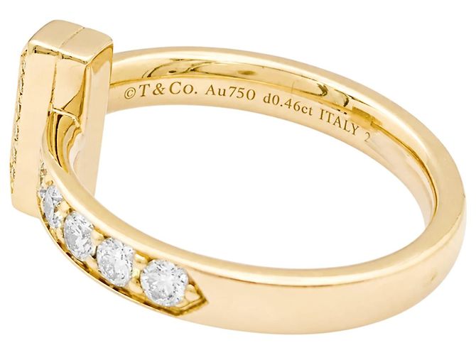 Anello Tiffany & Co, « Tiffany T », oro rosa e diamanti. - vista 4