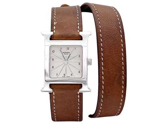 Relógio Feminino Hermès, "Heure H", aço, petit modèle. - vista 2