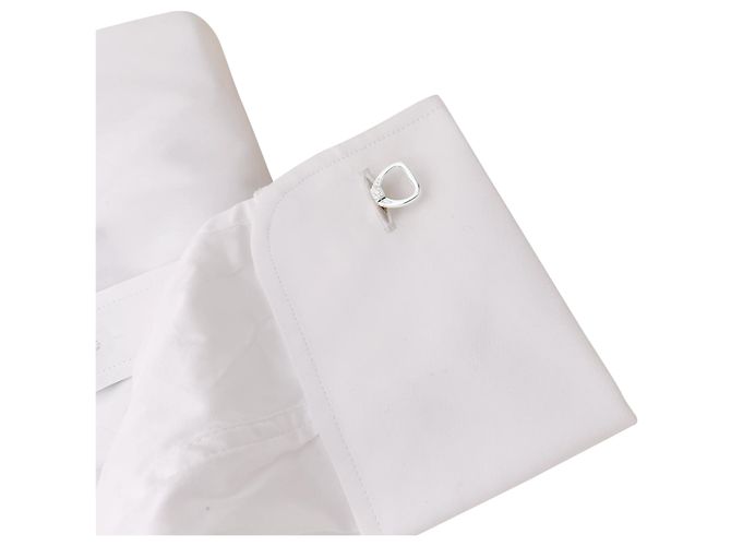 Gemelli Hermès, "Etrier", argento. - vista 4