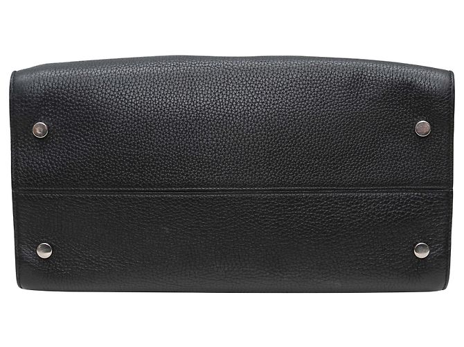 Vintage Chanel gesteppte Schultertasche Schwarz - Ansicht 5