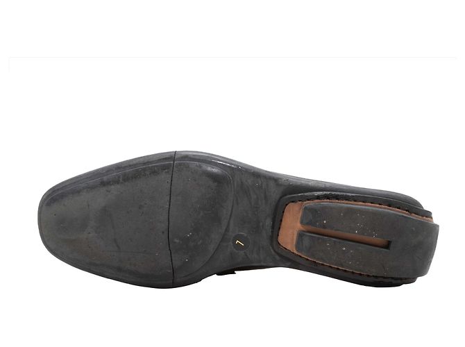 Mocasines Gucci Horsebit Marrones Talla 37 - vista 5