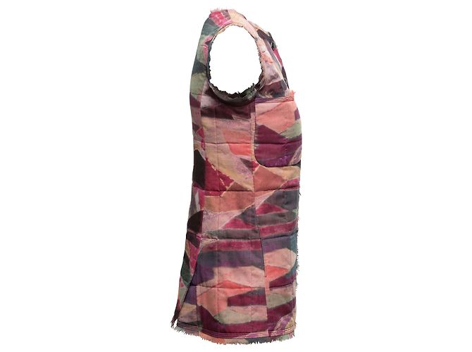 Multicolor Chanel Spring 2013 Quilted Silk Vest Size FR 36 - view 3