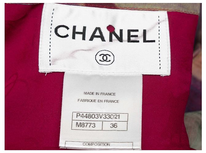Multicolor Chanel Spring 2013 Quilted Silk Vest Size FR 36 - view 5
