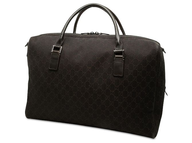 Borsa da viaggio Gucci GG Denim marrone - vista 2
