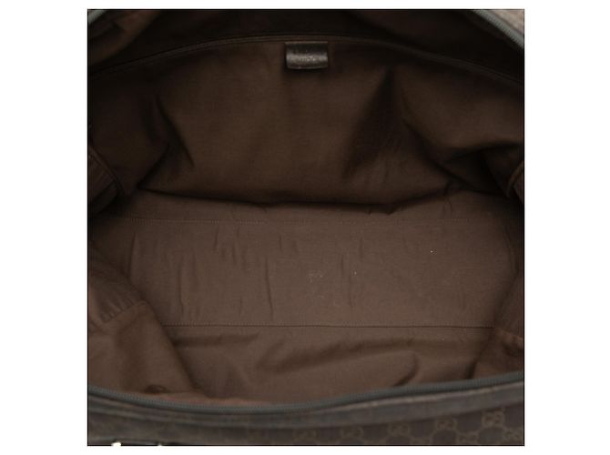 Borsa da viaggio Gucci GG Denim marrone - vista 4