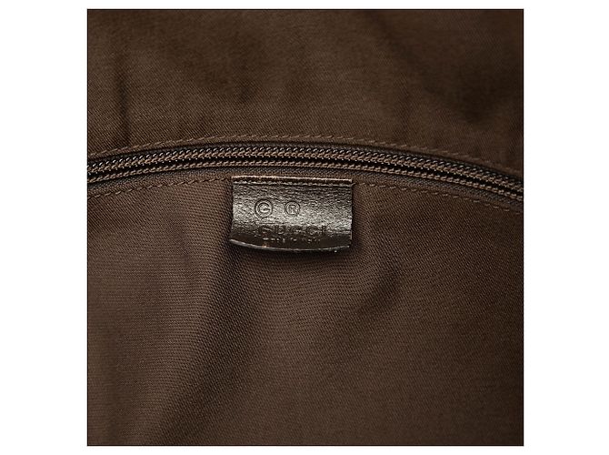 Borsa da viaggio Gucci GG Denim marrone - vista 5