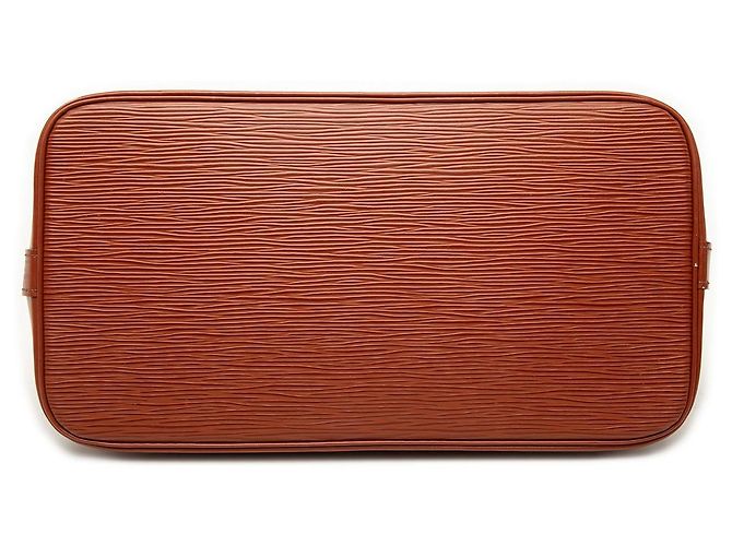 Sac à main Louis Vuitton Epi Alma PM Marron - vue 3