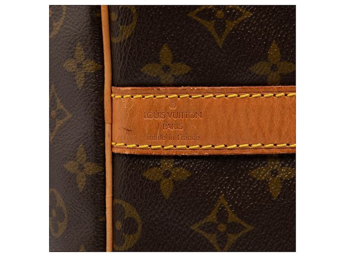 Sac de voyage Louis Vuitton Monogram Keepall Bandouliere 60 Marron - vue 5
