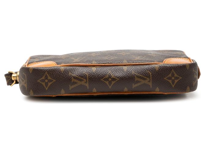 Borsa a pochette Louis Vuitton Monogram Marly Dragonne PM Marrone - vista 3