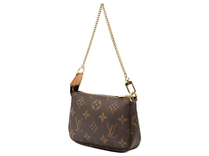 Louis Vuitton Monogram Mini Pochette Accessoires Handtasche Braun - Ansicht 2