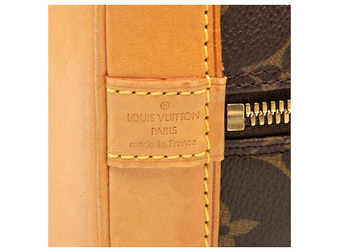 Sac à main Louis Vuitton Monogram Alma PM Marron - vue 5