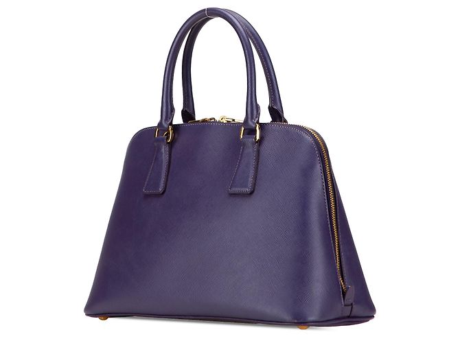 Bolso Prada Medium Saffiano Lux Promenade Morado - vista 2