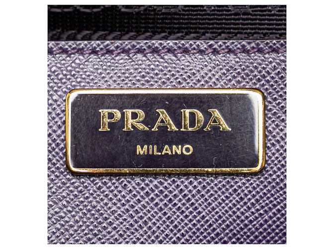 Bolso Prada Medium Saffiano Lux Promenade Morado - vista 5