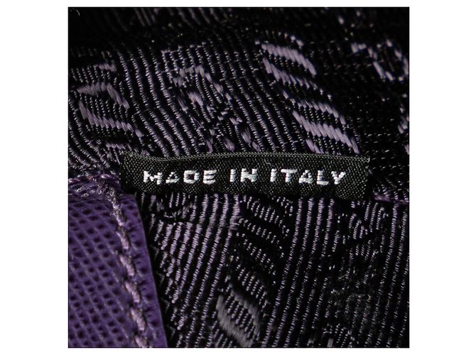 Bolso Prada Medium Saffiano Lux Promenade Morado - vista 6