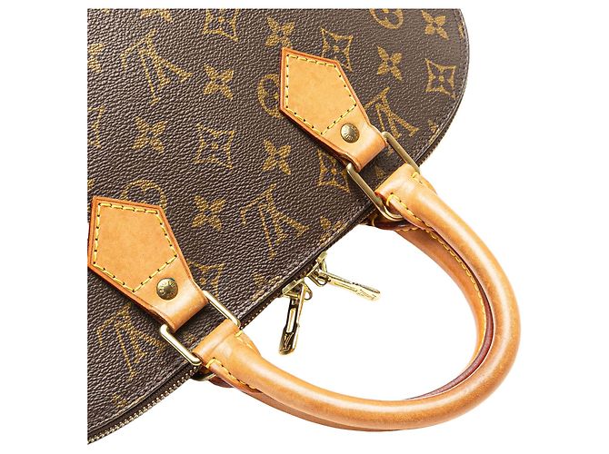 Sac à main Louis Vuitton Monogram Alma PM Marron - vue 10