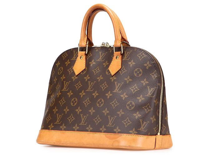 Sac à main Louis Vuitton Monogram Alma PM Marron - vue 2