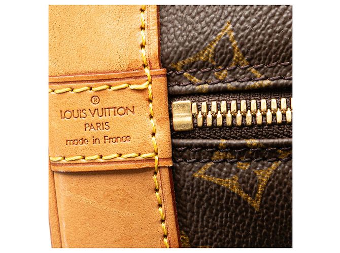 Sac à main Louis Vuitton Monogram Alma PM Marron - vue 5