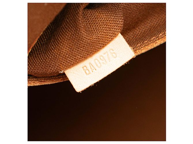 Sac à main Louis Vuitton Monogram Alma PM Marron - vue 8
