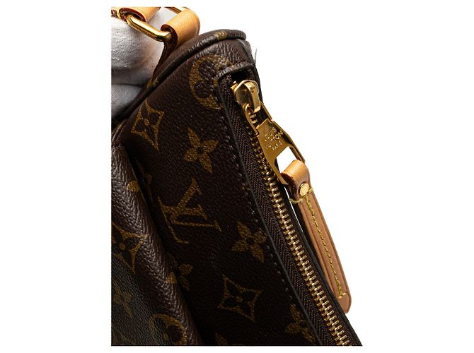 Borsa a tracolla Louis Vuitton Monogram Mabillon Marrone - vista 7