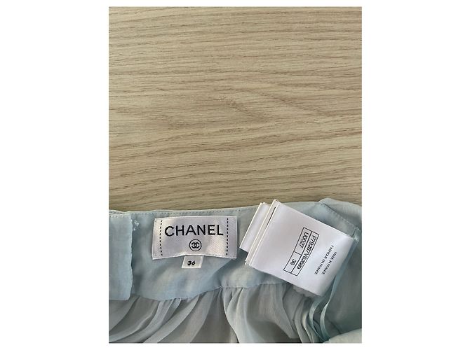 Abito Chanel 25S in seta blu - vista 3