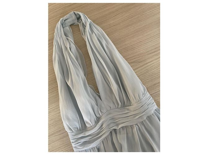 Abito Chanel 25S in seta blu - vista 4