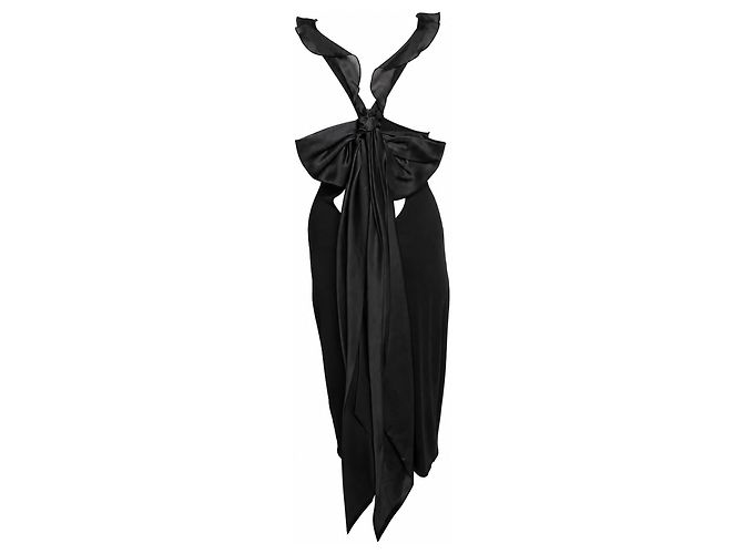 Ralph Lauren purple label, Maxi-Kleid mit riesiger Schleife - Ansicht 2