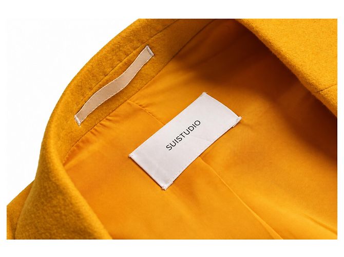 Autre Marque Suistudio, yellow wool suit - view 6