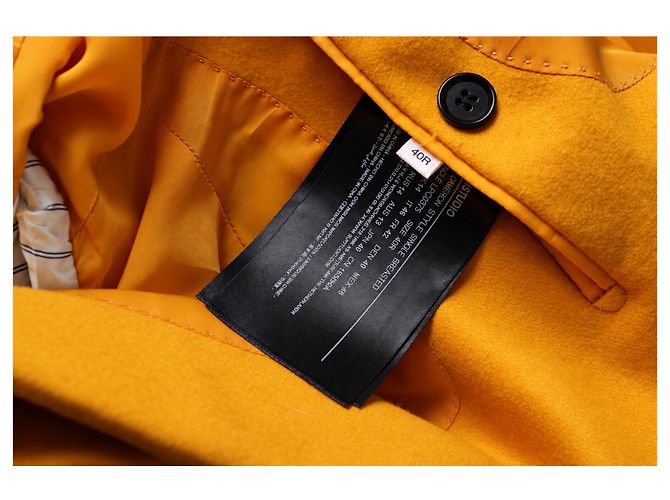Autre Marque Suistudio, yellow wool suit - view 7