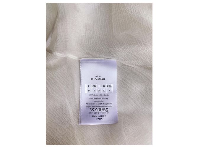Dior Shearling Coat Ecru - view 4