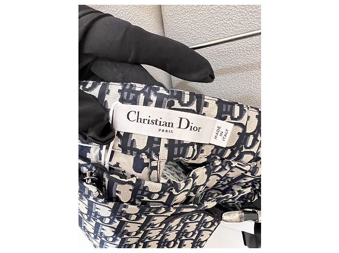 Dior Shorts Oblique Print Cotton - view 6